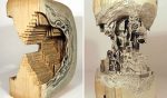 esculturas con libros