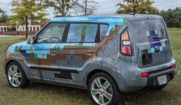 coche minecraft