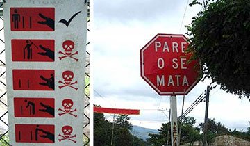 Señales de trafico raras