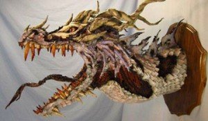 esculturas de papel mache