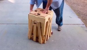 caja de madera