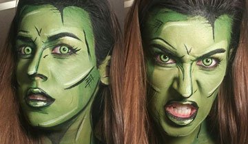 maquillaje superheroe