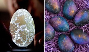 Huevos de pascua decorados