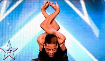 bailarín flexible