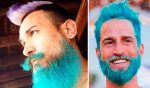 hombres pelo de colores