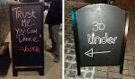 carteles de bares